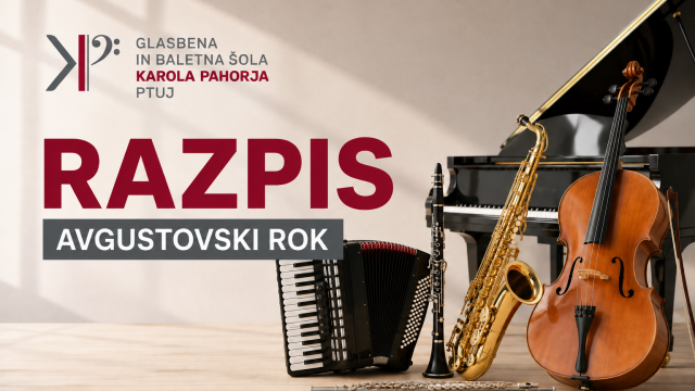 Razpis prostih učnih mest za šolsko leto 2026/2027